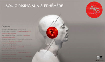 14 > 27.11 – Sonic Rising Sun exhibition @ Festival Ars Musica