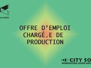 Offres d’emploi – chargé.e de production/diffusion @ Transcultures