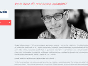 25.02.2022 | La recherche-création avec Yves Citton (Ch/Fr) – Journée d’étude | UCLouvain (Be)