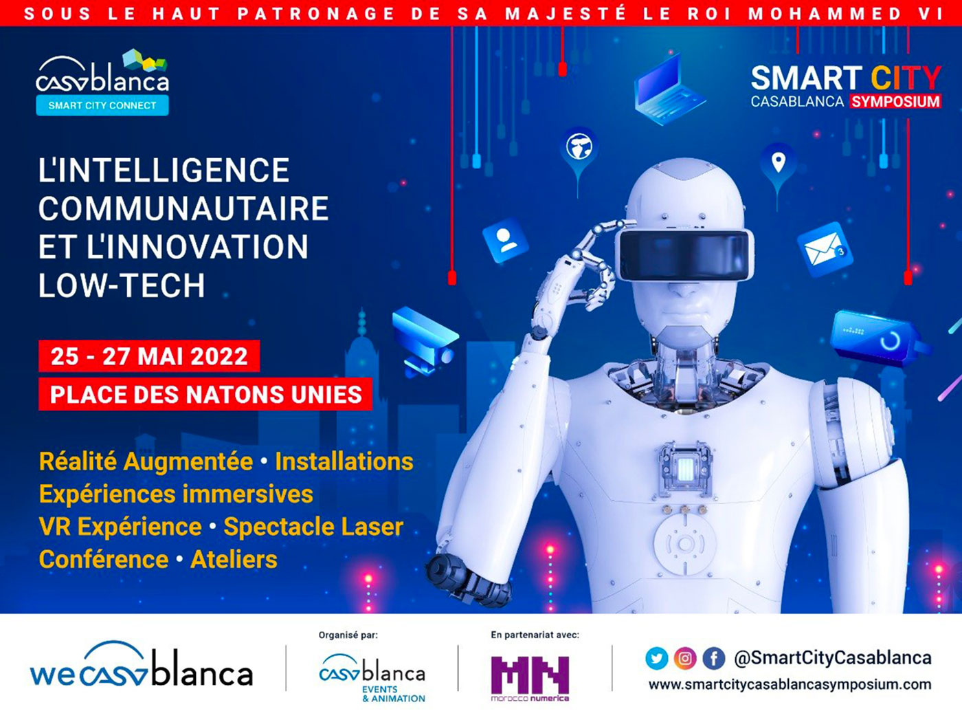 25 > 27.05.2022 | i-REAL – An Domhan @ Morroco Numerica | Smart City Casablanca Symposium (Ma)
