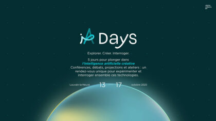 13 > 17.10.2025 | IA Days 2025 – intelligence artificielle dans les métiers des Industries Culturelles et Créatives | Louvain-La-Neuve